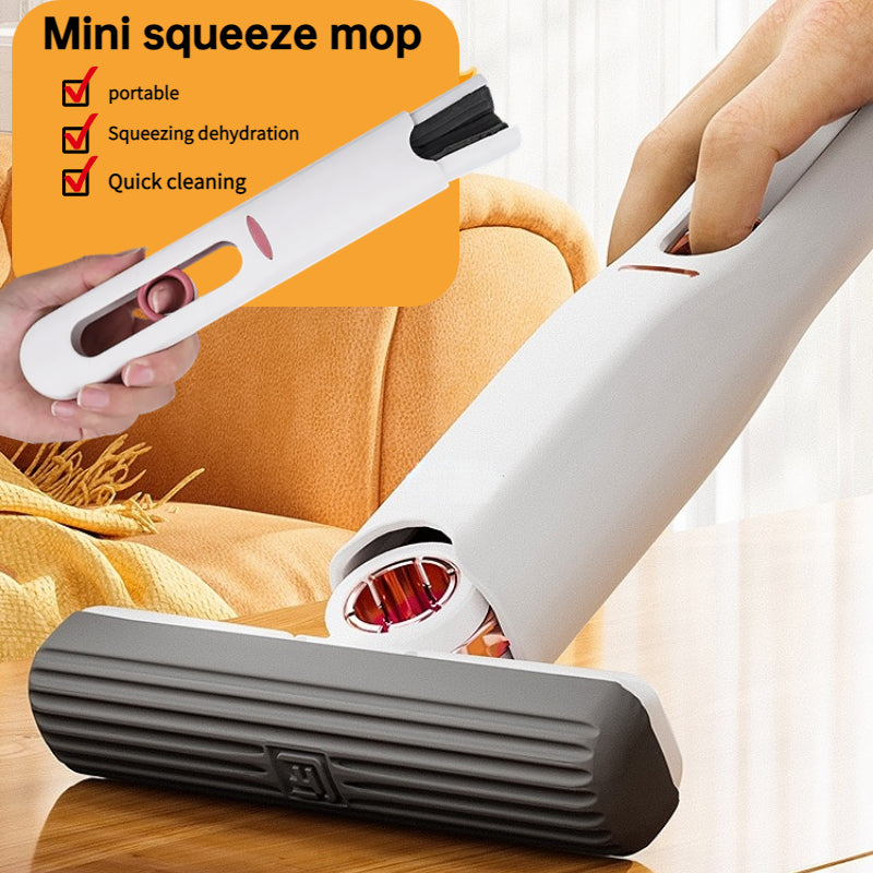 Cleaning Mop Portable Mini Squeeze Mop Kitchen Car