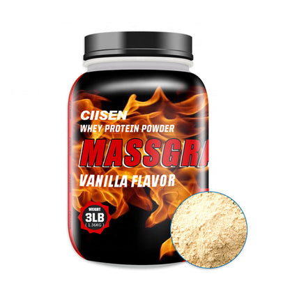 High protein muscle building powder fitness men